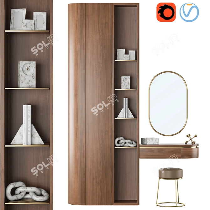 Entryway Composition 107 | Decor Set 3D model image 1