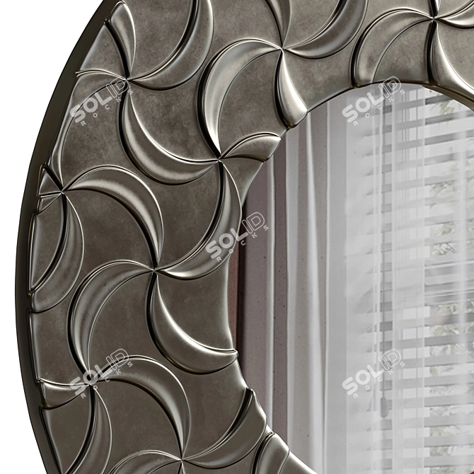 Sleek Mirror Kuna 3D model image 4