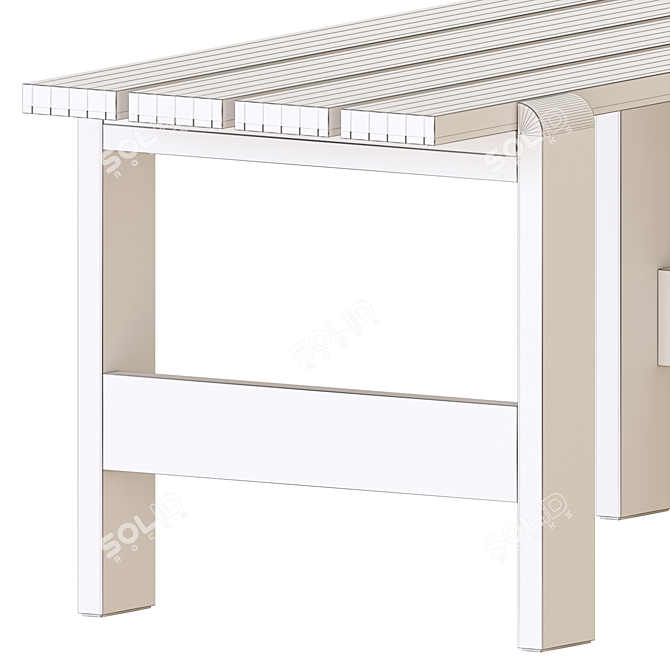 Modern Weekday Meeting Tables 3D model image 5