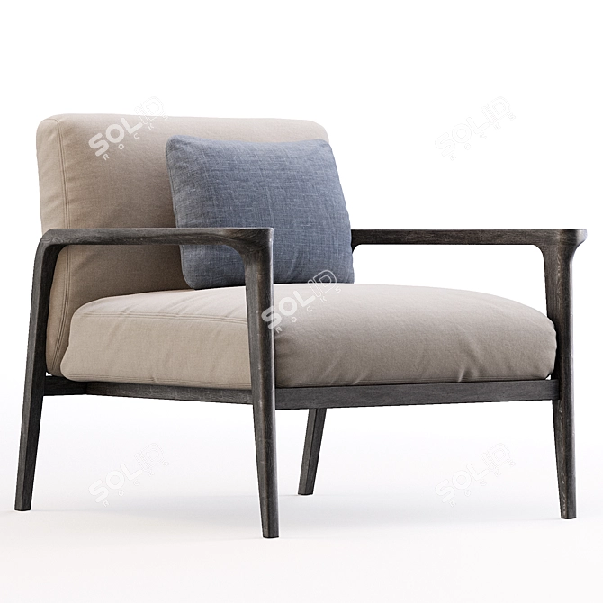 Modern Furniture Design 3D Model 3D model image 1