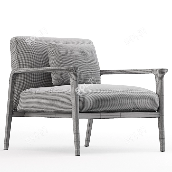 Modern Furniture Design 3D Model 3D model image 2