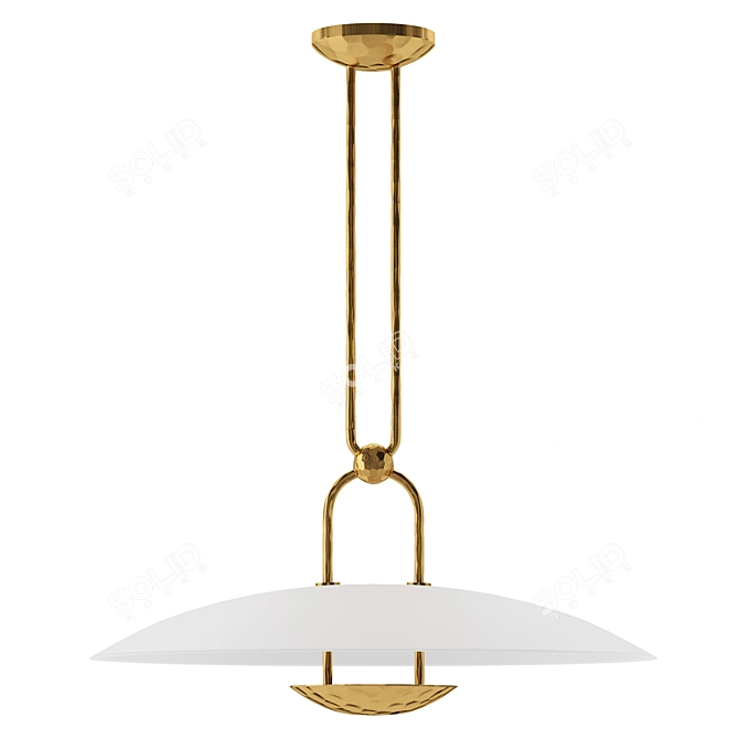 Elegant Visual Comfort Pendant Lighting 3D model image 2