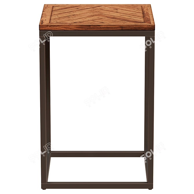 Geometric Ornament Side Table 3D model image 2