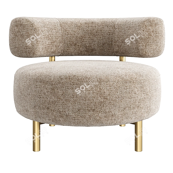  Eichholtz Thompson Chair - Classic Elegance 3D model image 2