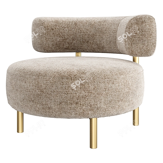  Eichholtz Thompson Chair - Classic Elegance 3D model image 4