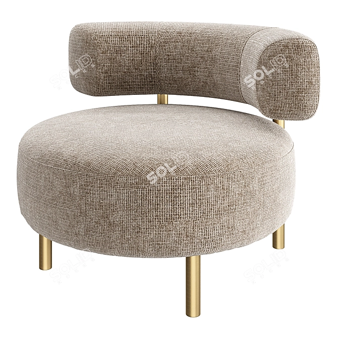  Eichholtz Thompson Chair - Classic Elegance 3D model image 8