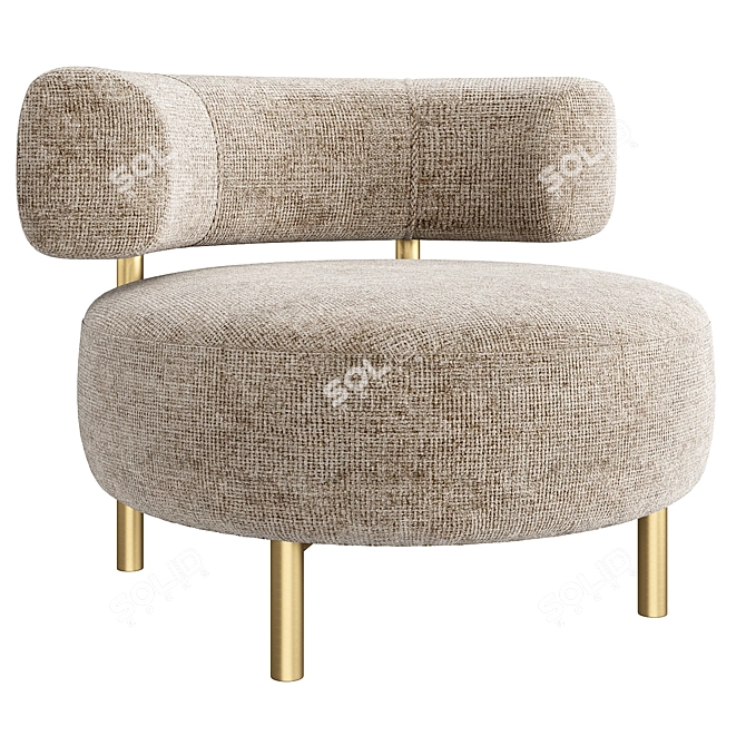  Eichholtz Thompson Chair - Classic Elegance 3D model image 9