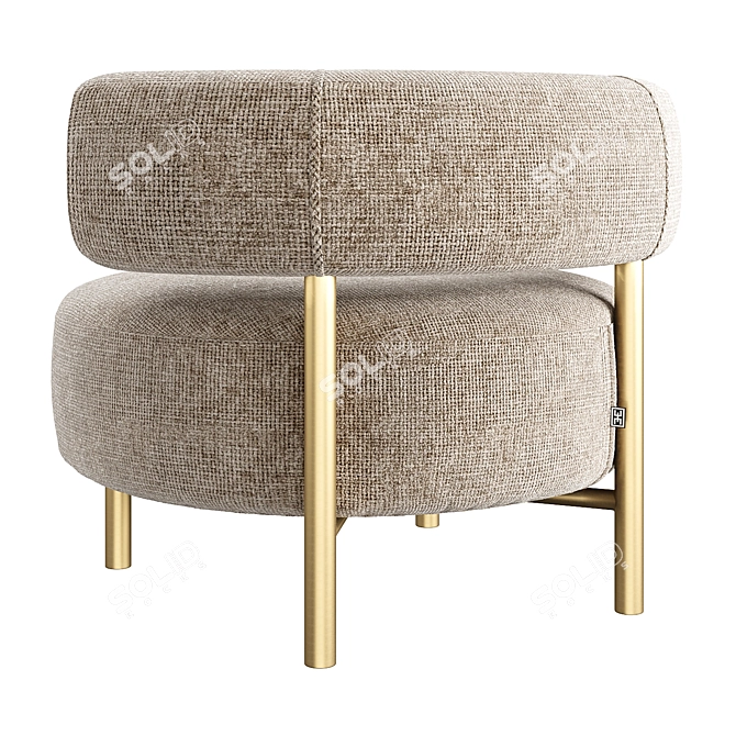  Eichholtz Thompson Chair - Classic Elegance 3D model image 12