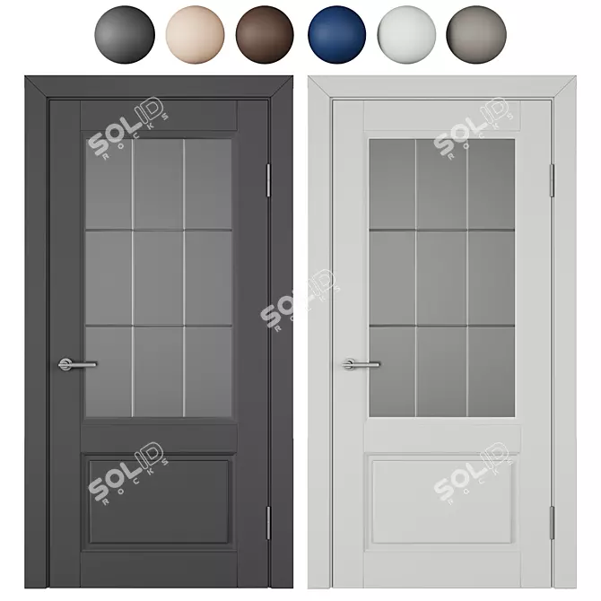 COLORIT K1 Interior Doors 3D model image 1