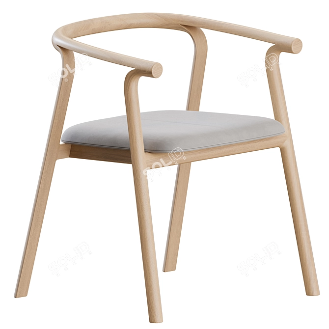 Condehouse Splinter Armchair: Elegant Design 3D model image 1