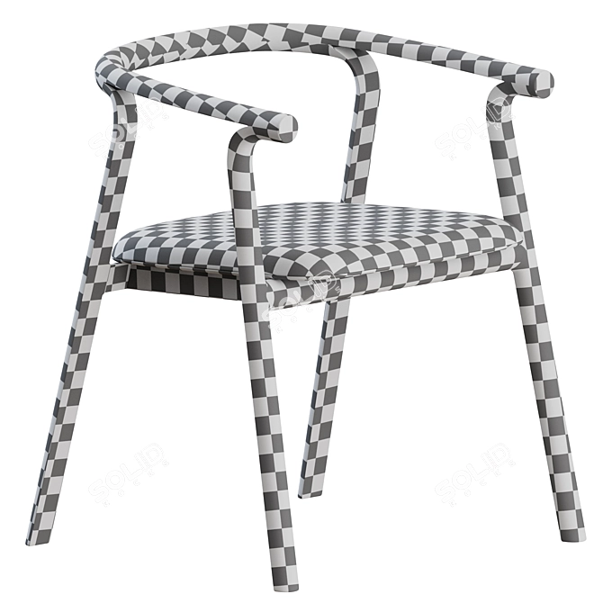 Condehouse Splinter Armchair: Elegant Design 3D model image 2