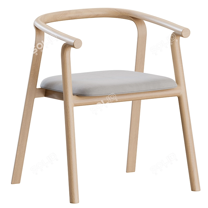Condehouse Splinter Armchair: Elegant Design 3D model image 4