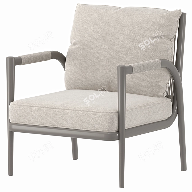 Outdoor Eos Armchair Sette Garden 3D model image 1