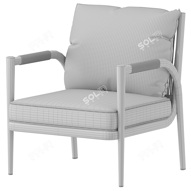 Outdoor Eos Armchair Sette Garden 3D model image 3