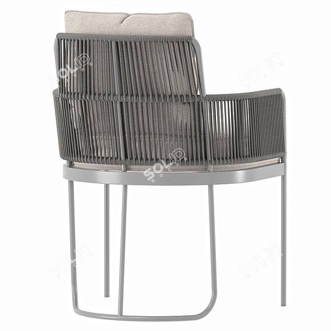 Bistro Bliss Outdoor Furniture Set 3D model image 3