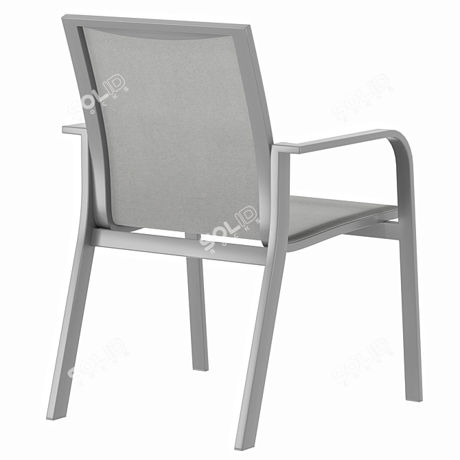 Noa Garden Table Chair Set 3D model image 3