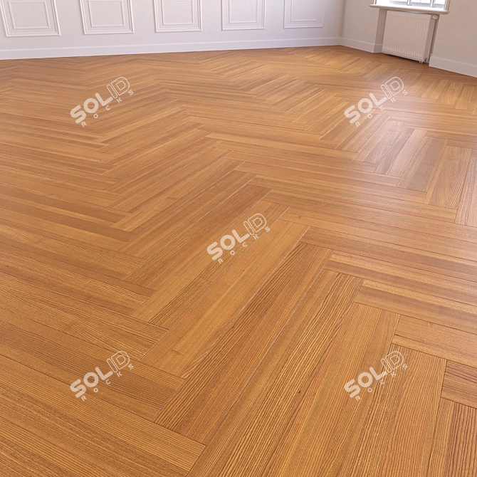 Versatile High-Quality 3D Wood Flooring 3D model image 4