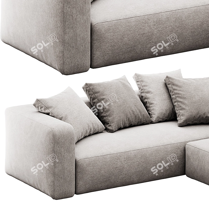 Article Cigar Ankara Sectional Sofa 3D model image 3