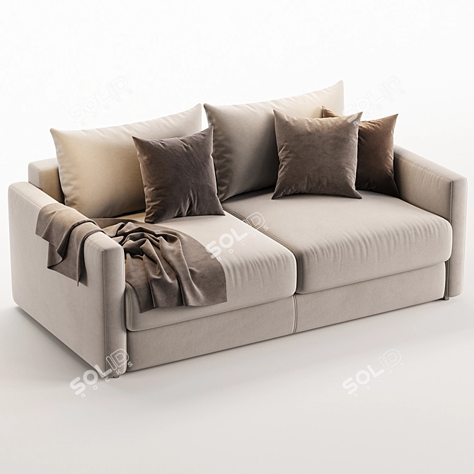 Elegant BEAUMONT Sofa 2017 Edition 3D model image 2