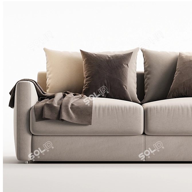 Elegant BEAUMONT Sofa 2017 Edition 3D model image 3
