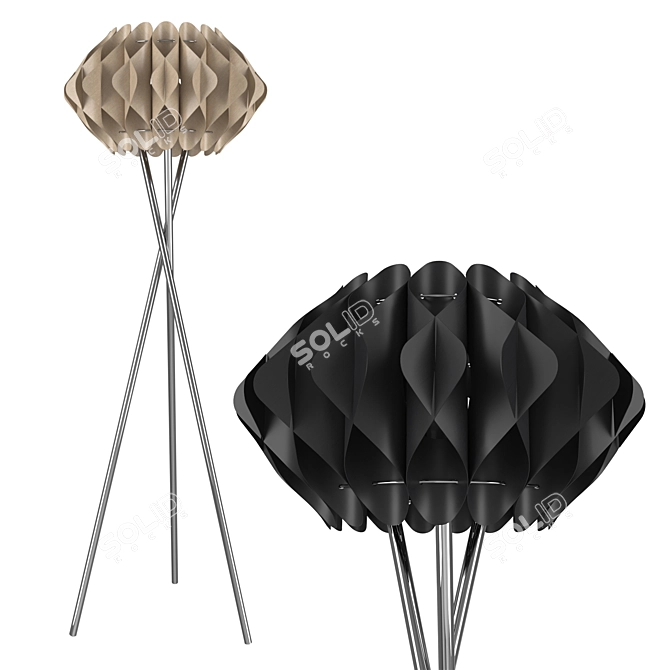 Azzardo Ruben Floor Lamp 3D model image 1