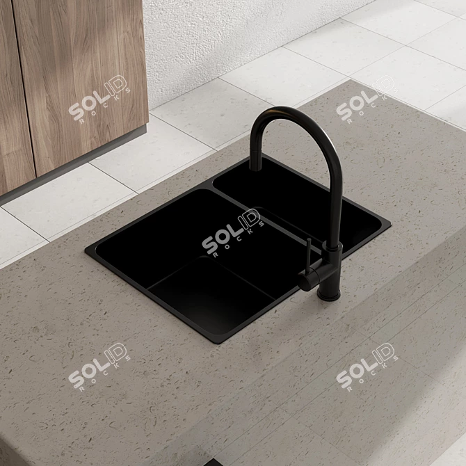 Bosch Kitchen No 21: Modular Design 3D model image 5