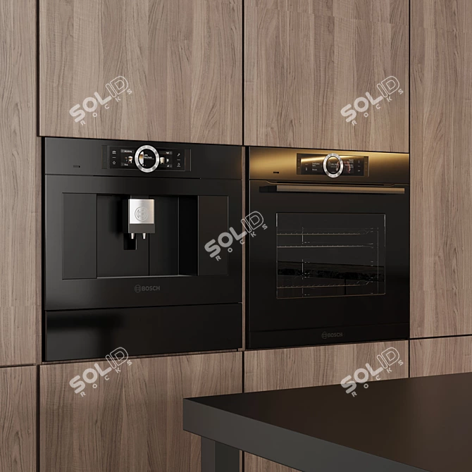 Bosch Kitchen No 21: Modular Design 3D model image 6