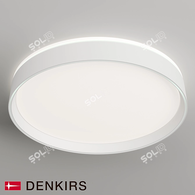 Smart Control Ceiling Light Fixture 3D model image 1
