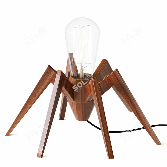 Spider Lamp: AROUNDtheTREE Design 3D model image 1