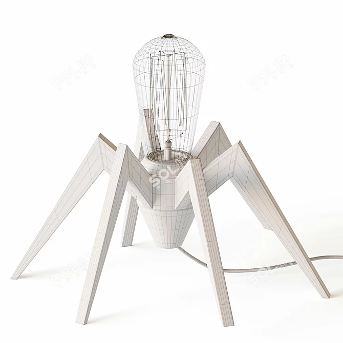 Spider Lamp: AROUNDtheTREE Design 3D model image 3