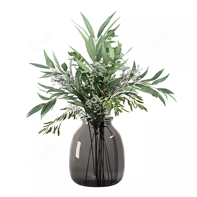 Elegant Bouquet Plant No.11 3D model image 1