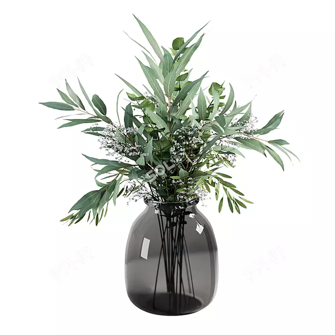 Elegant Bouquet Plant No.11 3D model image 3