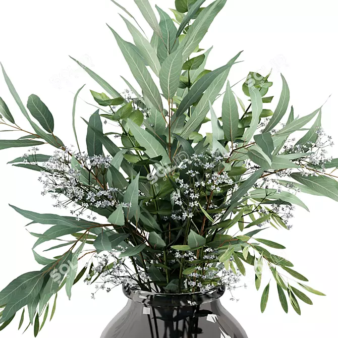 Elegant Bouquet Plant No.11 3D model image 5