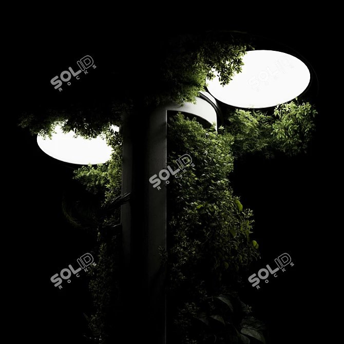 Vertical Garden Lamp 3D Model 3D model image 6