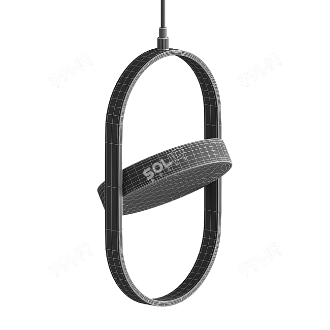 Lussole Aberdeen Pendant Light 3D model image 2