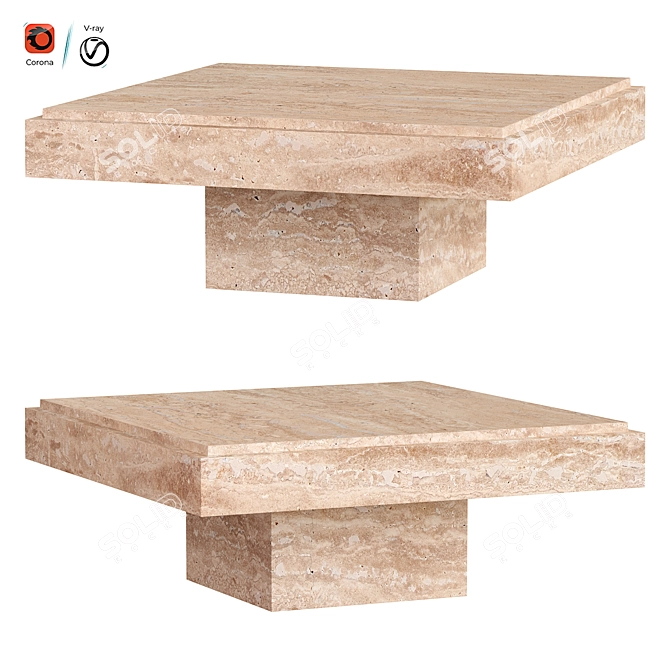 EICHHOLTZ SARTORIA Coffee Table 3D model image 1