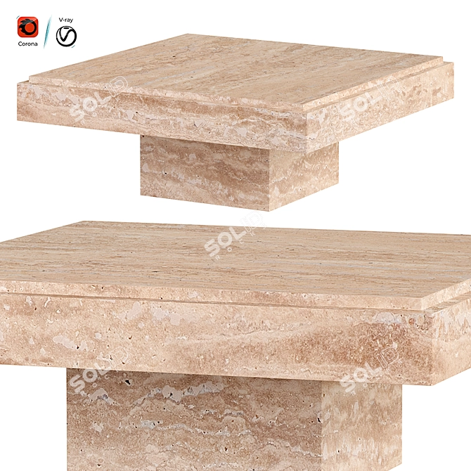 EICHHOLTZ SARTORIA Coffee Table 3D model image 2