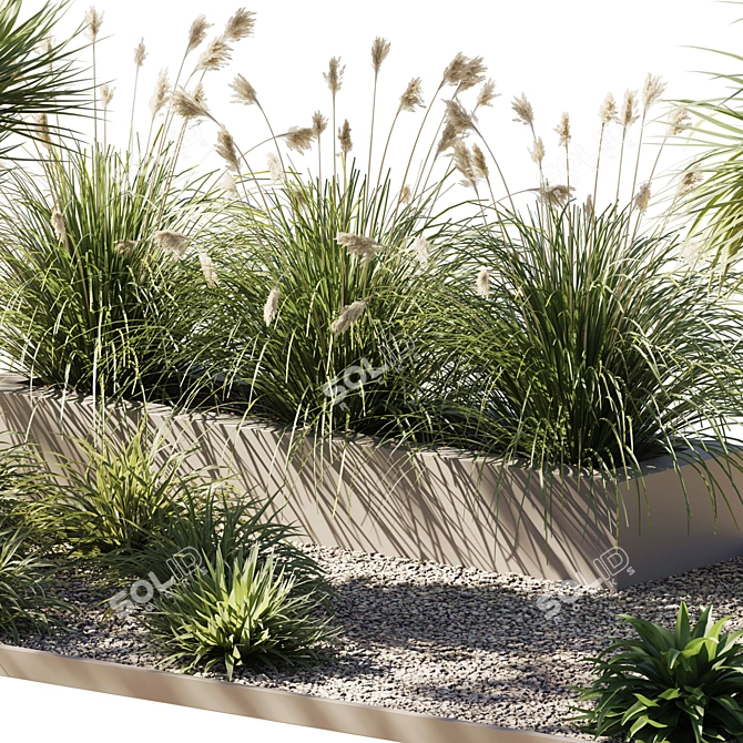 Lush Outdoor Plant Collection 15 3D model image 4