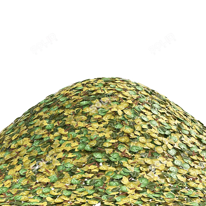 Autumn Leaf Pile Model 3D model image 3