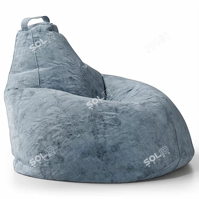 CoolPouf Bean Bag Chair 3D model image 1