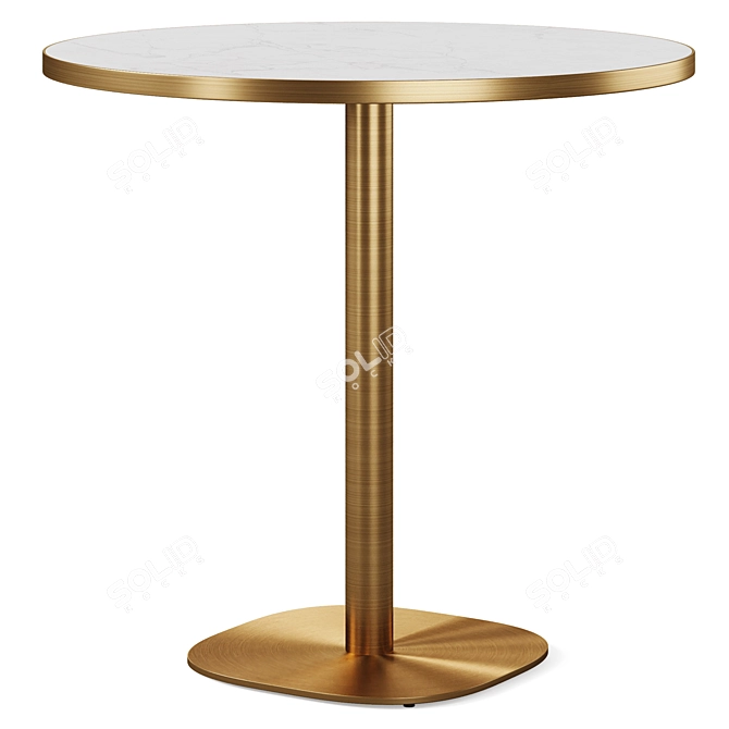 Elegant Eichholtz Dining Table 3D model image 4