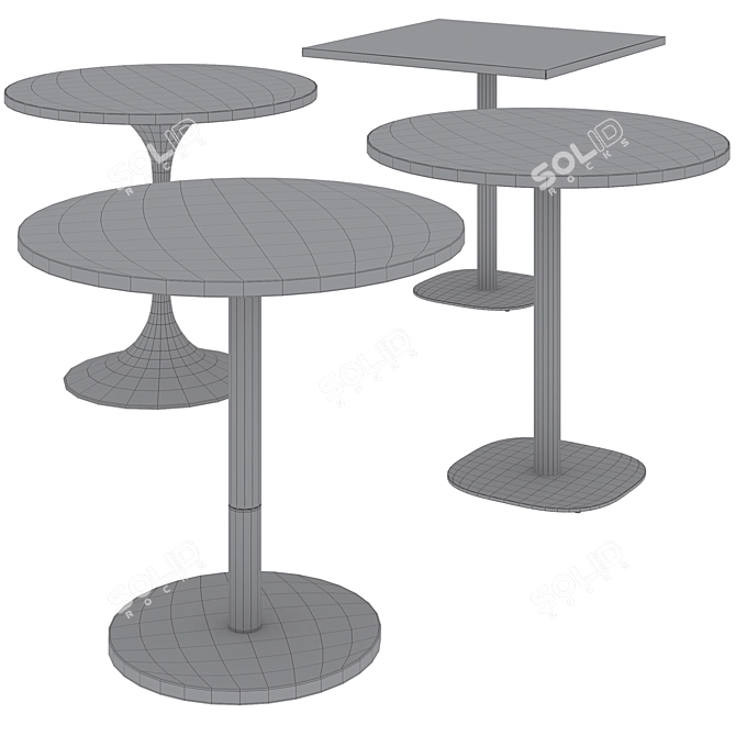 Elegant Eichholtz Dining Table 3D model image 6