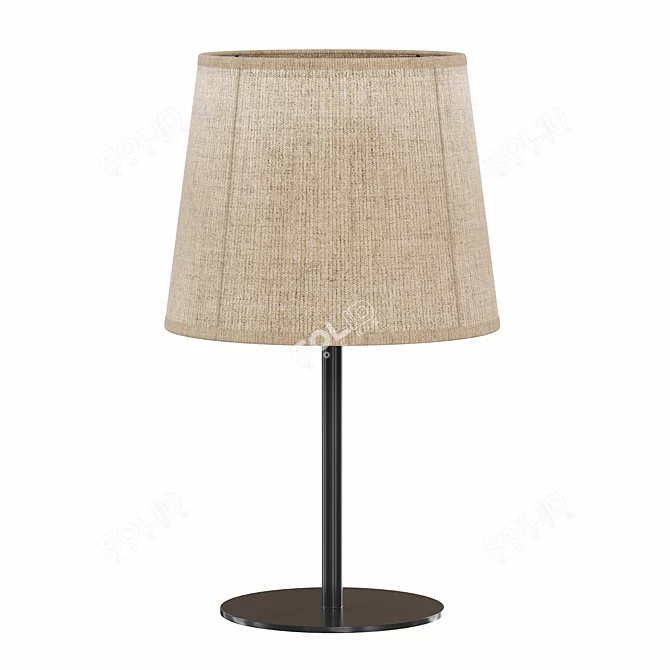 Vintage Chic Desk Lamp 3D model image 1