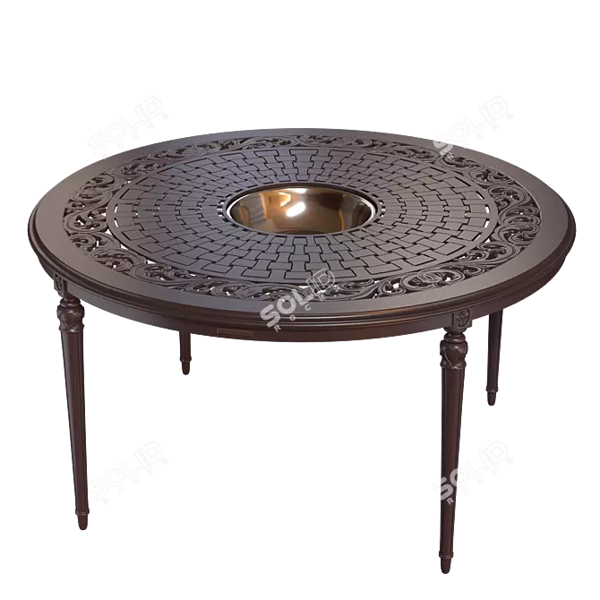 Espira Dining Table by Vishnevyy Sad 3D model image 4