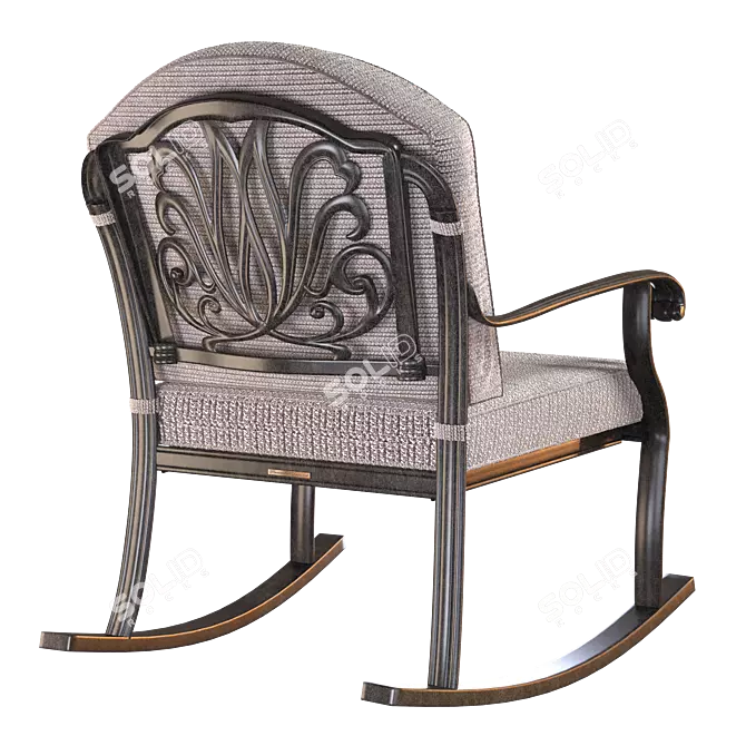 Classic Rocking Chair by Vishnyiy Sad 3D model image 2