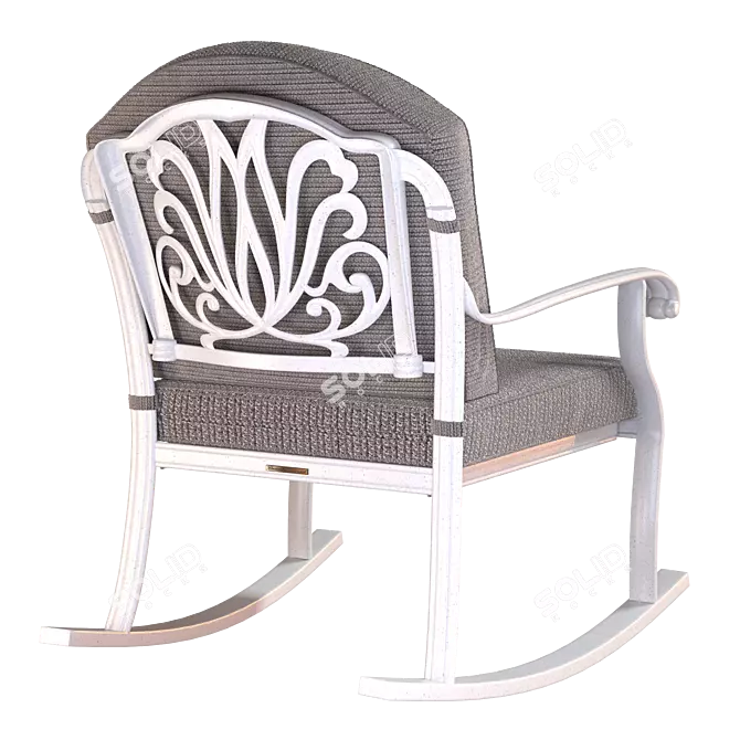 Classic Rocking Chair by Vishnyiy Sad 3D model image 3