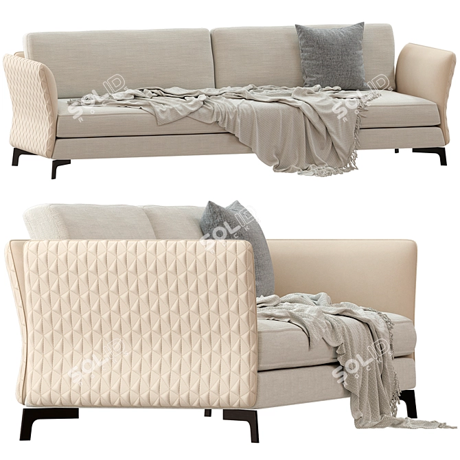 Modular Sofa Collection by Ceppi 3D model image 5