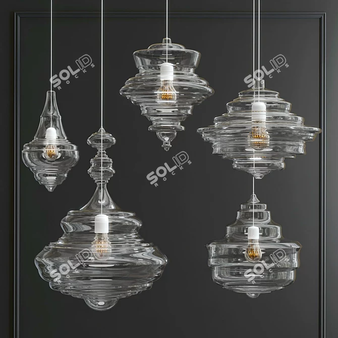 Eternal Glow Chandelier by LASVIT 3D model image 2