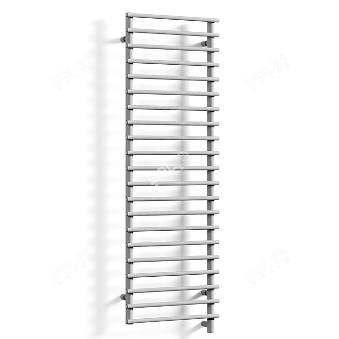  Sleek Steel Towel Radiator 3D model image 3