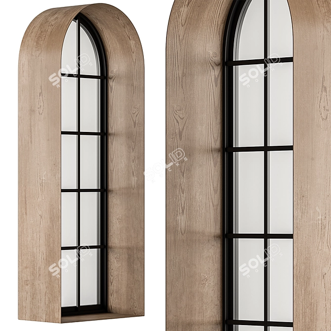 Contemporary Arched Windows Set 22 3D model image 4